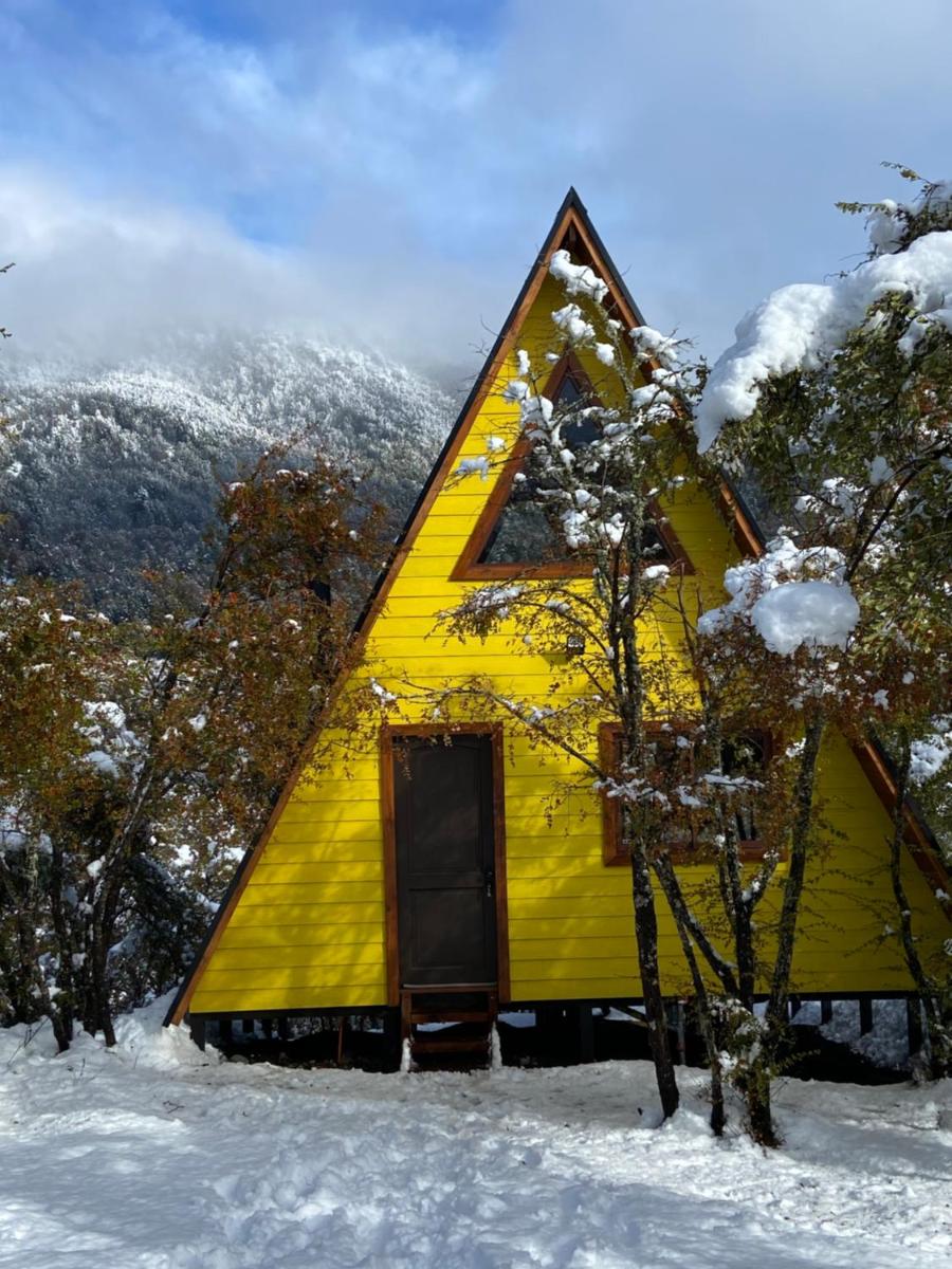 A-Frame con vista al río, desayuno y bicicletas RAMĒ - Malalcahuello