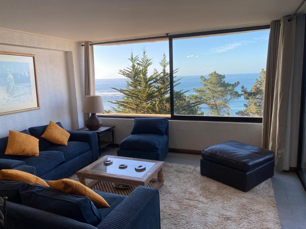 Algarrobo con insuperable vista a la bahía a pasos de la playa muy amplio y céntrico 3D 2B 90m2