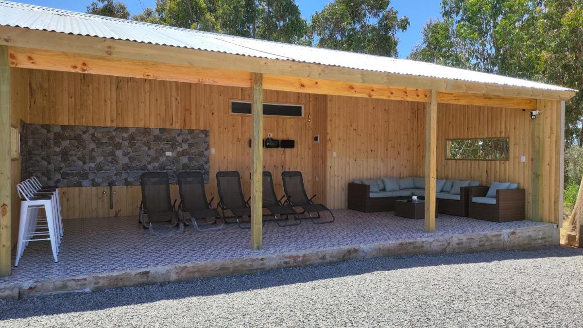 Cabaña 4-6 personas con piscina