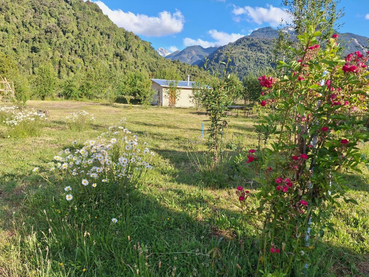 cabaña de campo y descanso, vista al volcán aiconsur