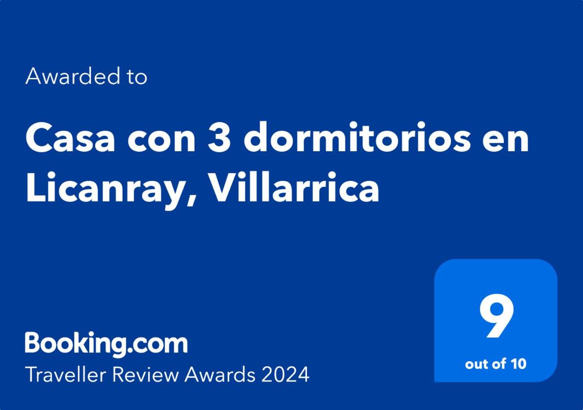 Casa con 3 dormitorios en Licanray, Villarrica