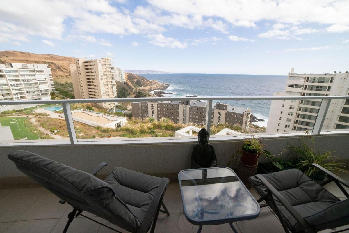 Hermoso depto con vista al mar en Concón.